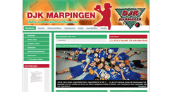 Desktop Screenshot of djk-marpingen.de